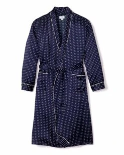 Mens Navy Silk Long Robe -Outfit And Shoe Sales Store 8vQgopU9uq7eovxSOusMhpIqX8b5hicm 1