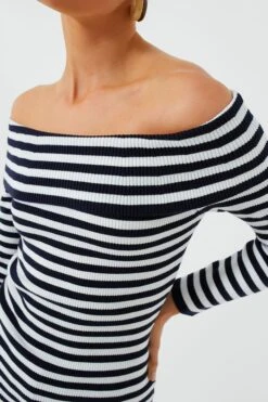 Navy Stripe Off The Shoulder Reese Top 11 Navy Stripe Off The Shoulder Reese Top -Outfit And Shoe Sales Store 92TXQiMWGspGSUzZECMFBBVEg1EJiydI 1