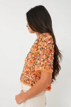 Orange Sequins Shelby Top -Outfit And Shoe Sales Store 9B0WRAltEnks2fzrufOJGctZIDEQxE10 1