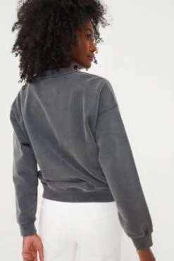 ANINE BING Washed Black Spencer Sweatshirt Spotted Leopard 9 ANINE BING Washed Black Spencer Sweatshirt Spotted Leopard -Outfit And Shoe Sales Store 9kR6NrC8CZDMIHrzg83nFbOwmLcp6A6Q 1