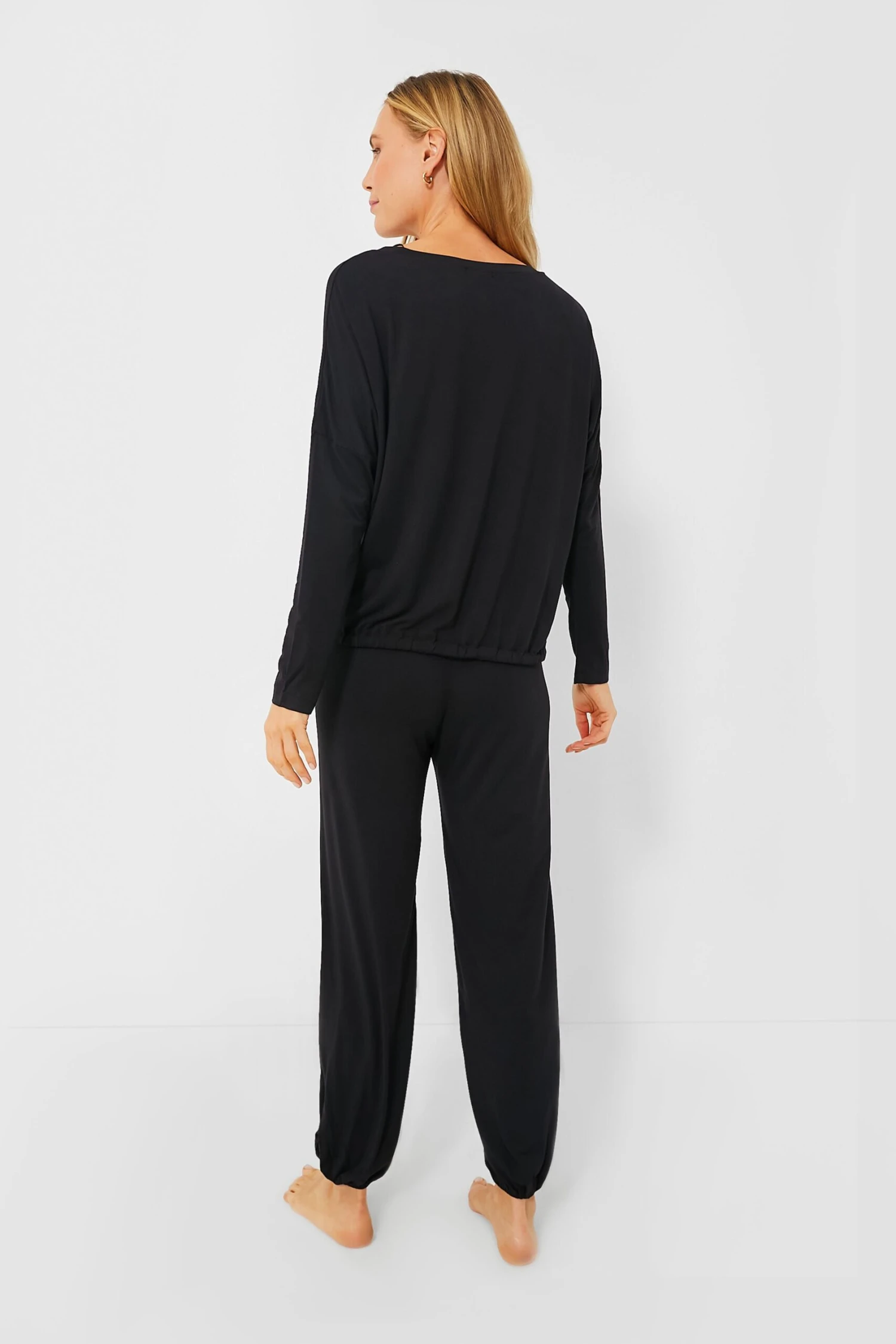 Eberjey Black Gisele Slouchy PJ Set 4 Eberjey Black Gisele Slouchy PJ Set - Image 4