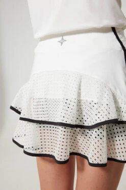 White And Black Cane 14 Inch Madison Tennis Skirt -Outfit And Shoe Sales Store AA60LPKyEmjRBytoXTYxGwQvZHt4Eces 1