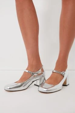 Silver Nessily Mary Jane Heels -Outfit And Shoe Sales Store AUUnQTwZDCwPclF2oUsGzRpsVSwOJCin 1