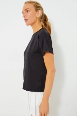 Black Short Sleeve Ryan Boyfriend Tee -Outfit And Shoe Sales Store BAPSv2FulTvpA8ddOpownyt0psM7OF1i 1