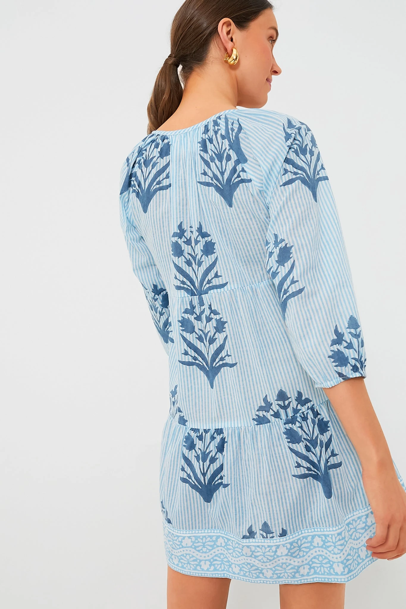 Classic Blue Priya Dress 4 Classic Blue Priya Dress - Image 4