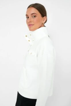 White Snap Neck Bailey Pullover 9 White Snap Neck Bailey Pullover -Outfit And Shoe Sales Store BLBuAfdnPMFZqzpCLqR7jS5097fpxfOj 1