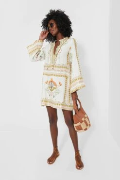 Off White And Mustard Tess Short Dress -Outfit And Shoe Sales Store BPWWXogcYcsDpHBKFnRfarljXuHCDt6L 1