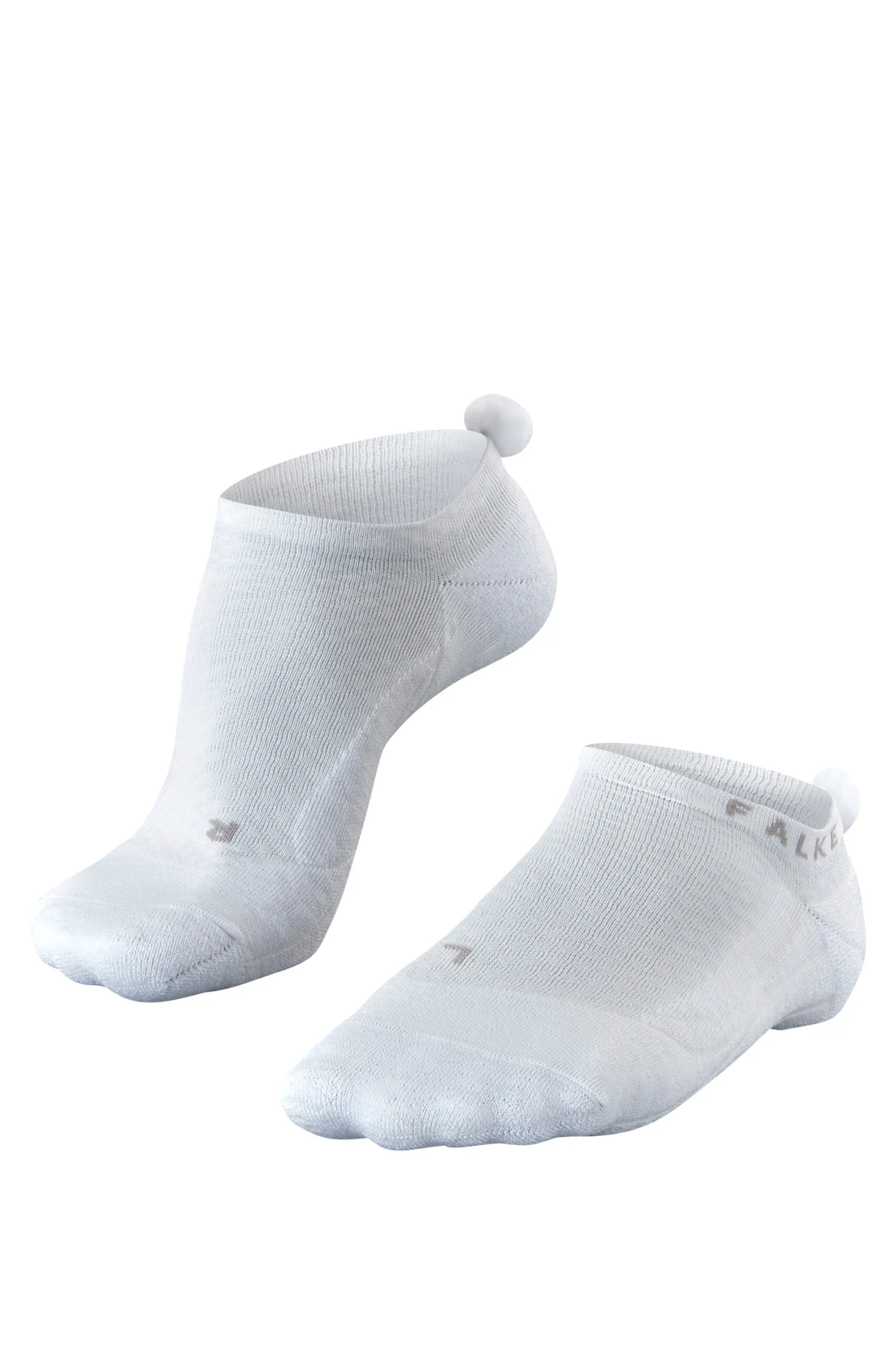 Falke White PomPom Golf Socks 1 Falke White PomPom Golf Socks