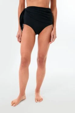 Black Bella Side Tie Bottom