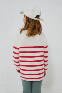 Cream And Raspberry Garter Stitch Sweater -Outfit And Shoe Sales Store BlBiaTMCutVuYIgbk1UgcLPS5goSRT2l 1