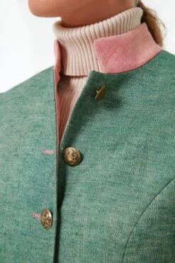 Green Linen Camille Tale Jacket -Outfit And Shoe Sales Store CEmHzX23wkbUkH4M6QLEWKeDQ7e84DzM 1