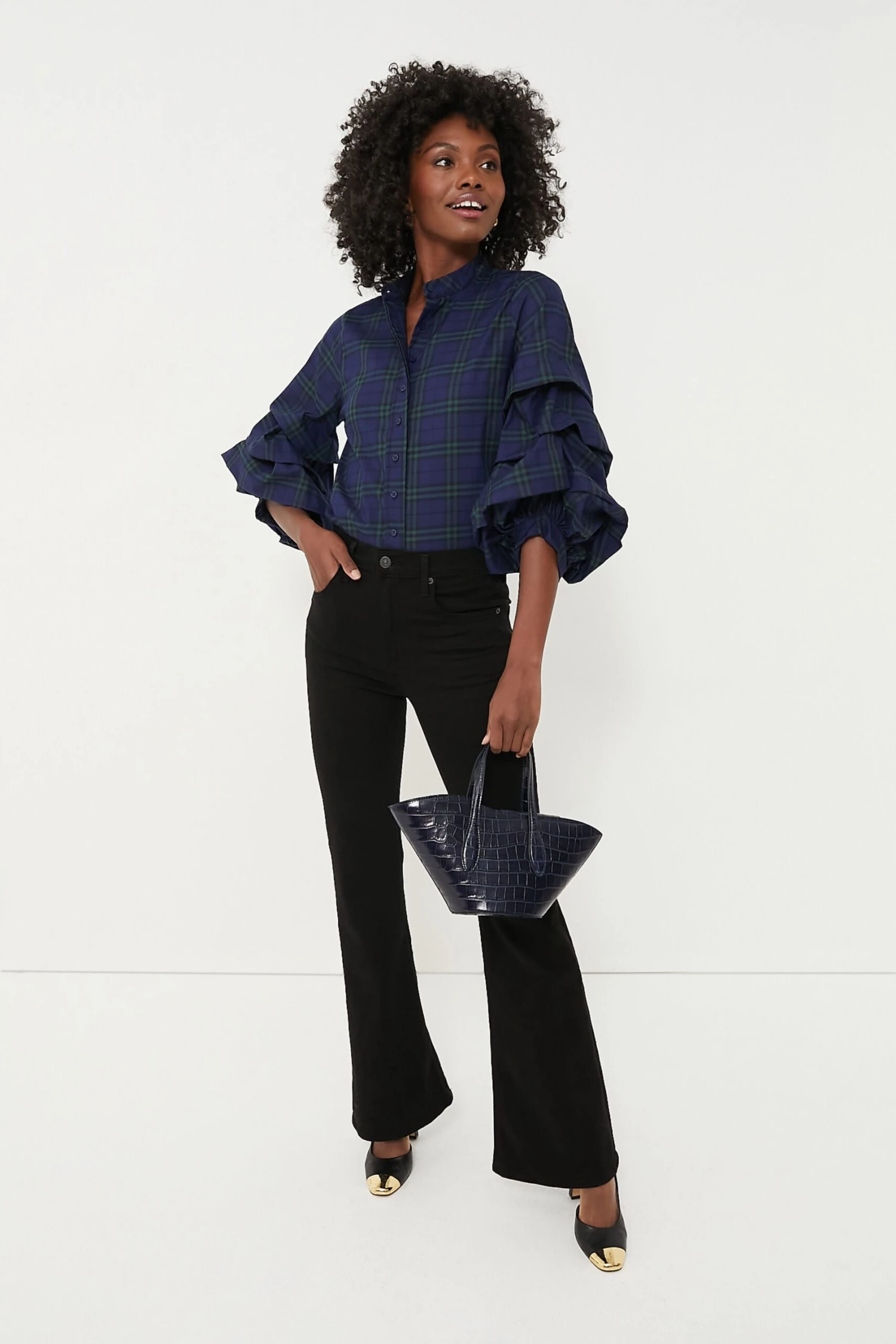 Exclusive Blackwatch Plaid Seville Shirt 2 Exclusive Blackwatch Plaid Seville Shirt - Image 2