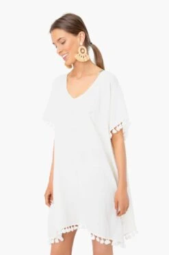 White Katie Caftan -Outfit And Shoe Sales Store CRLiwCmxZlfO65oy4pkBcY8GU5fD048S 1