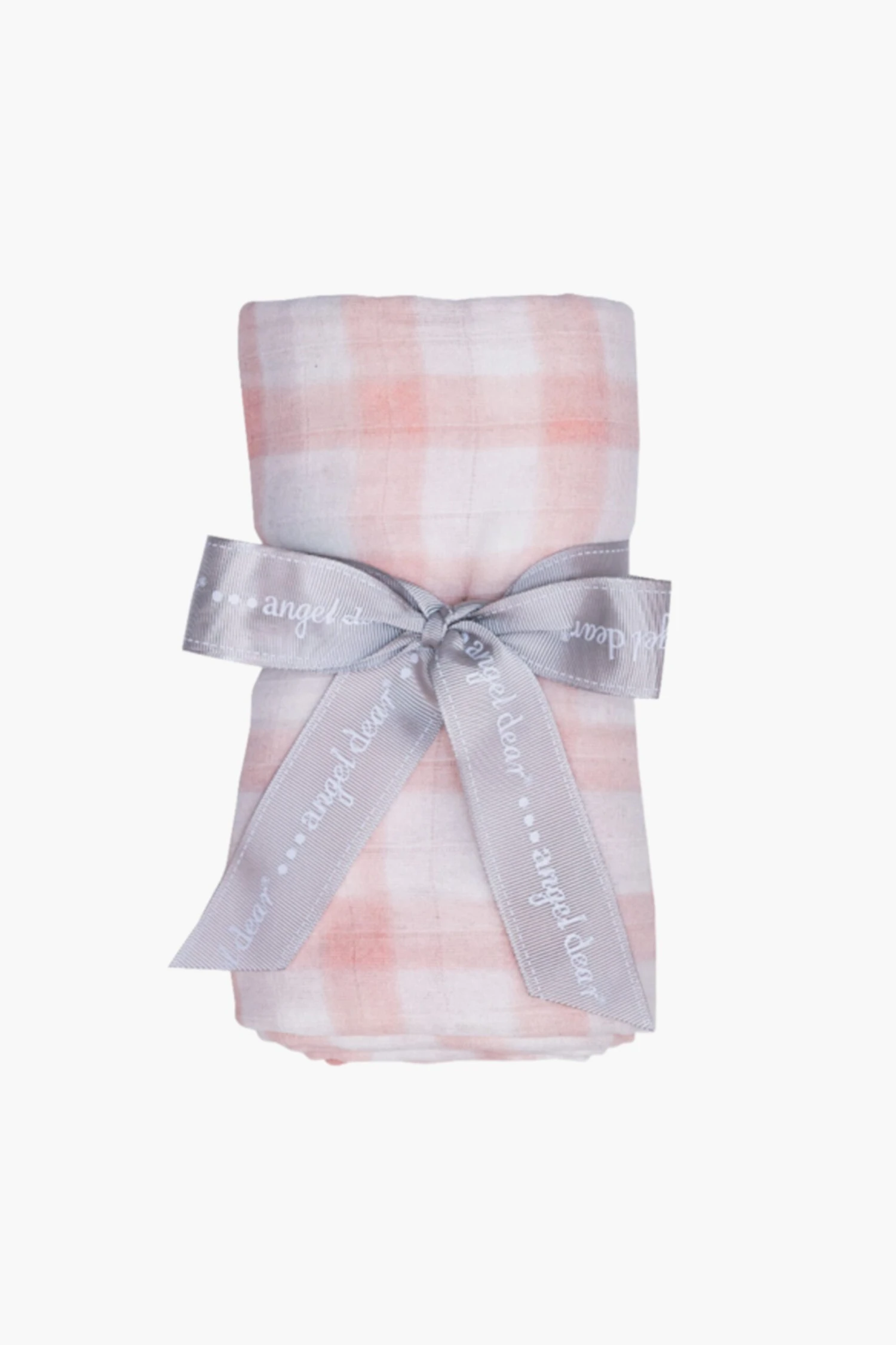 Pink Painted Gingham Swaddle 1 Pink Painted Gingham Swaddle