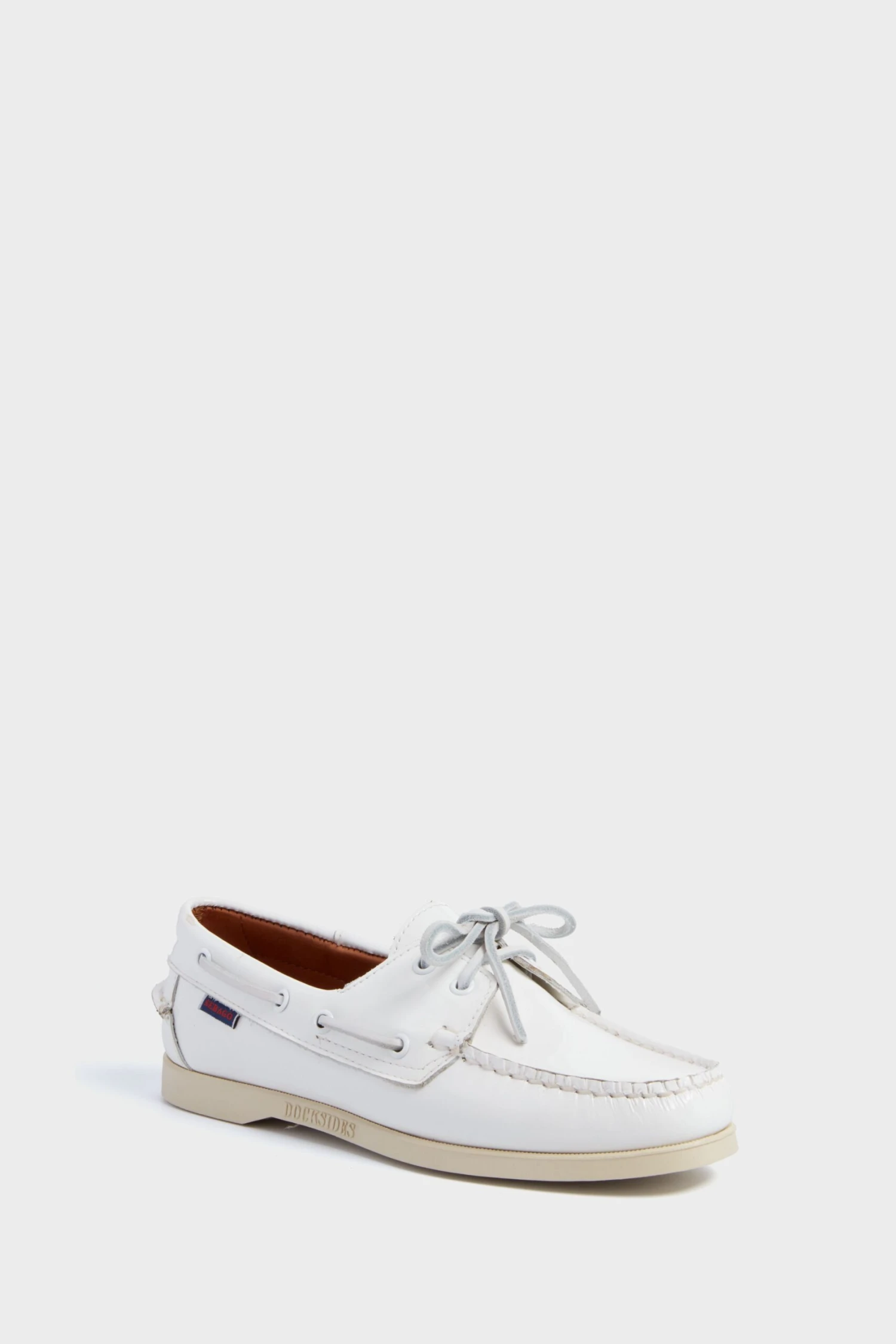 Sebago White Portland Patent Leather Docksides 1 Sebago White Portland Patent Leather Docksides