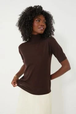Chocolate Laurie Empire Jumper