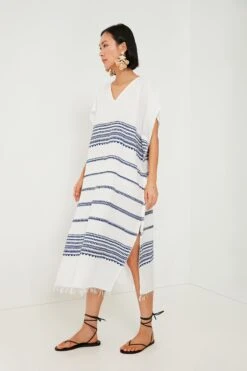 Blue Yani Classic Caftan -Outfit And Shoe Sales Store Cb47zmkDG0kSDId7snipgFaoVdINb3PD 1