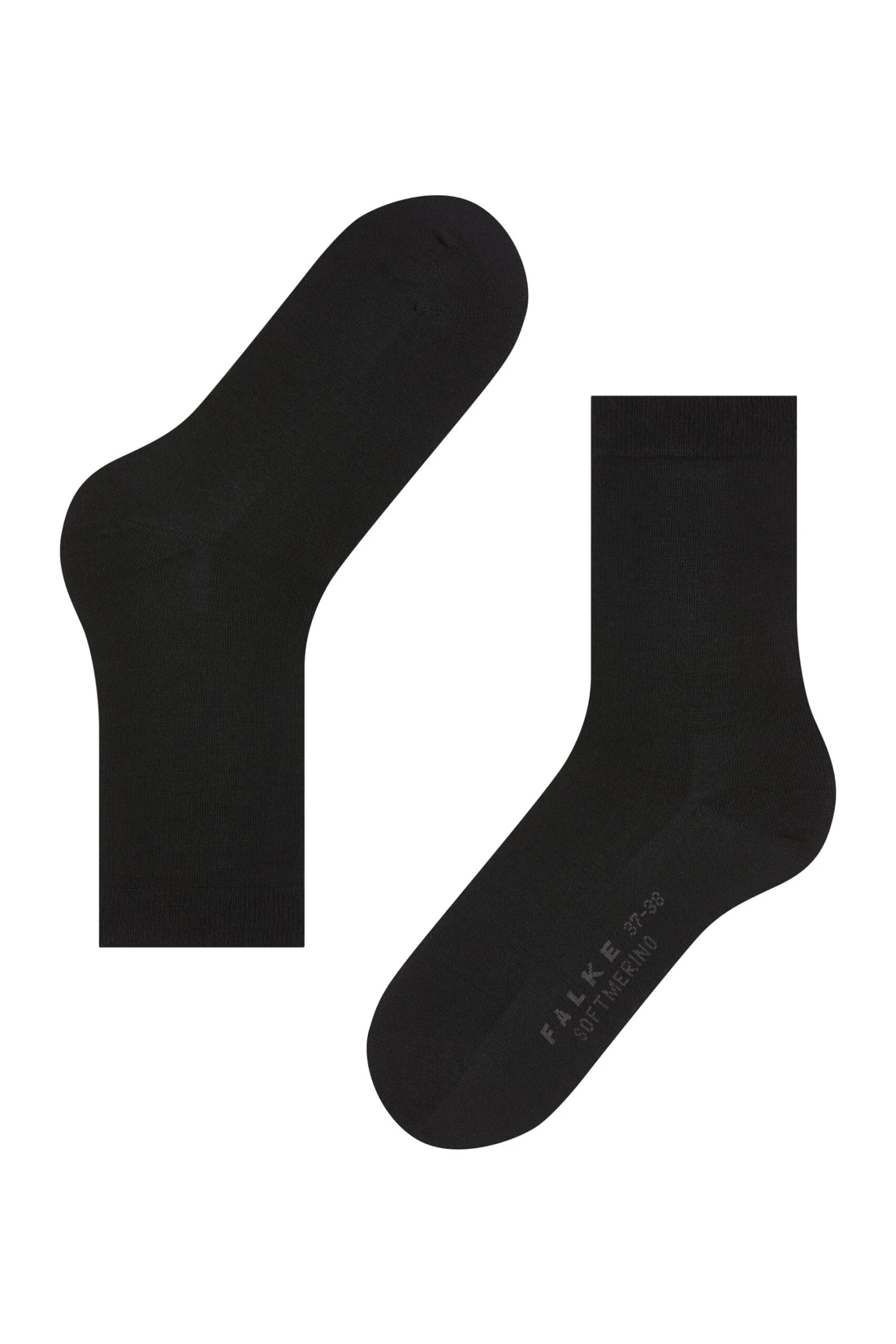 Falke Black Merino Cotton Blend Socks 3 Falke Black Merino Cotton Blend Socks - Image 3