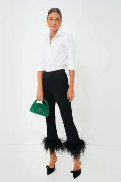 Black Feather Compression Knit Ashford Pants -Outfit And Shoe Sales Store Cx8ClnMjp8k9yBDlUX2kML8ODLxGlrEm 1