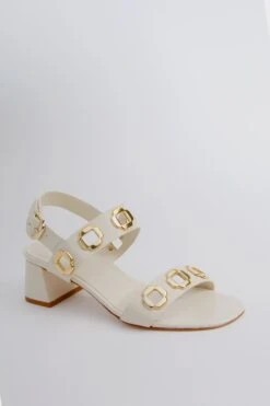 Ivory Milan Heeled Sandals