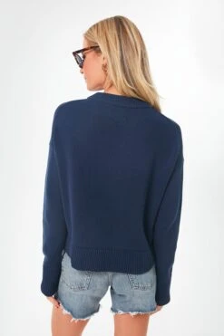 Navy Cropped Americana Sweater -Outfit And Shoe Sales Store DAh3kuKscxyujhj1g0JNKJvacN5tXMmQ 1