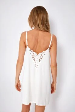 Eberjey Ivory Naya Double Inset Chemise -Outfit And Shoe Sales Store DJ0P0dlATlQnKU329JlFJuMu7fxjdO6F 1
