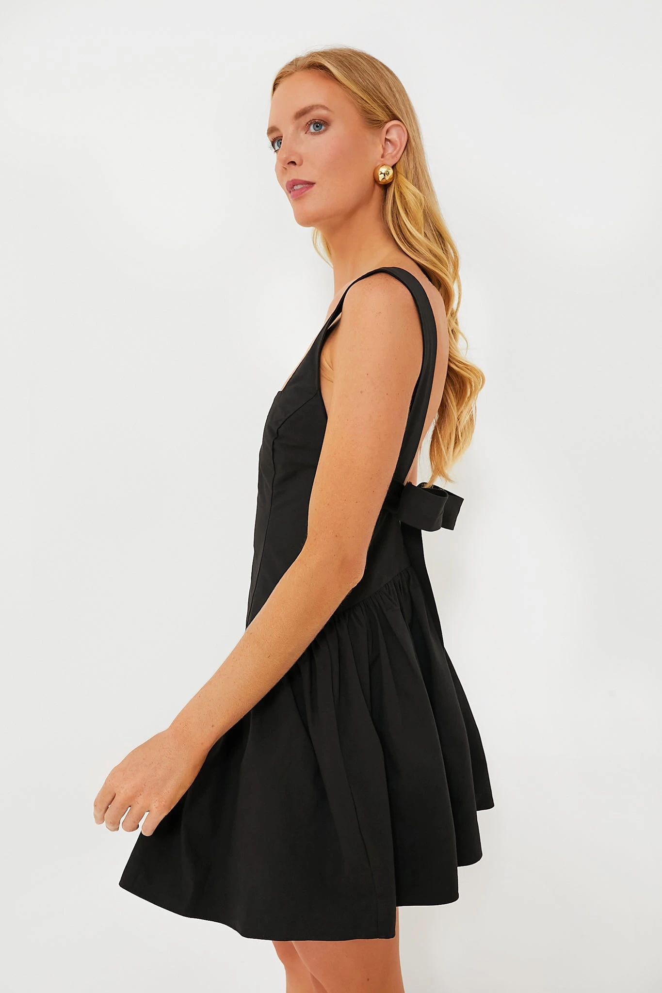 Black Savvas Mini Dress 3 Black Savvas Mini Dress - Image 3