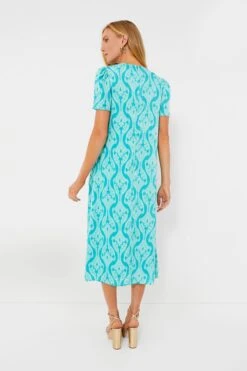 Turquoise Print Farah Maxi Dress -Outfit And Shoe Sales Store DSKrTMMtLRs4tjby4PYCBVbGRmj4ZPGj 1