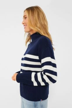 The Navy And Cream Lucca Sweater -Outfit And Shoe Sales Store DUz9DQZBKDdnjPhhamZlz03Xm7MtXEo0 1