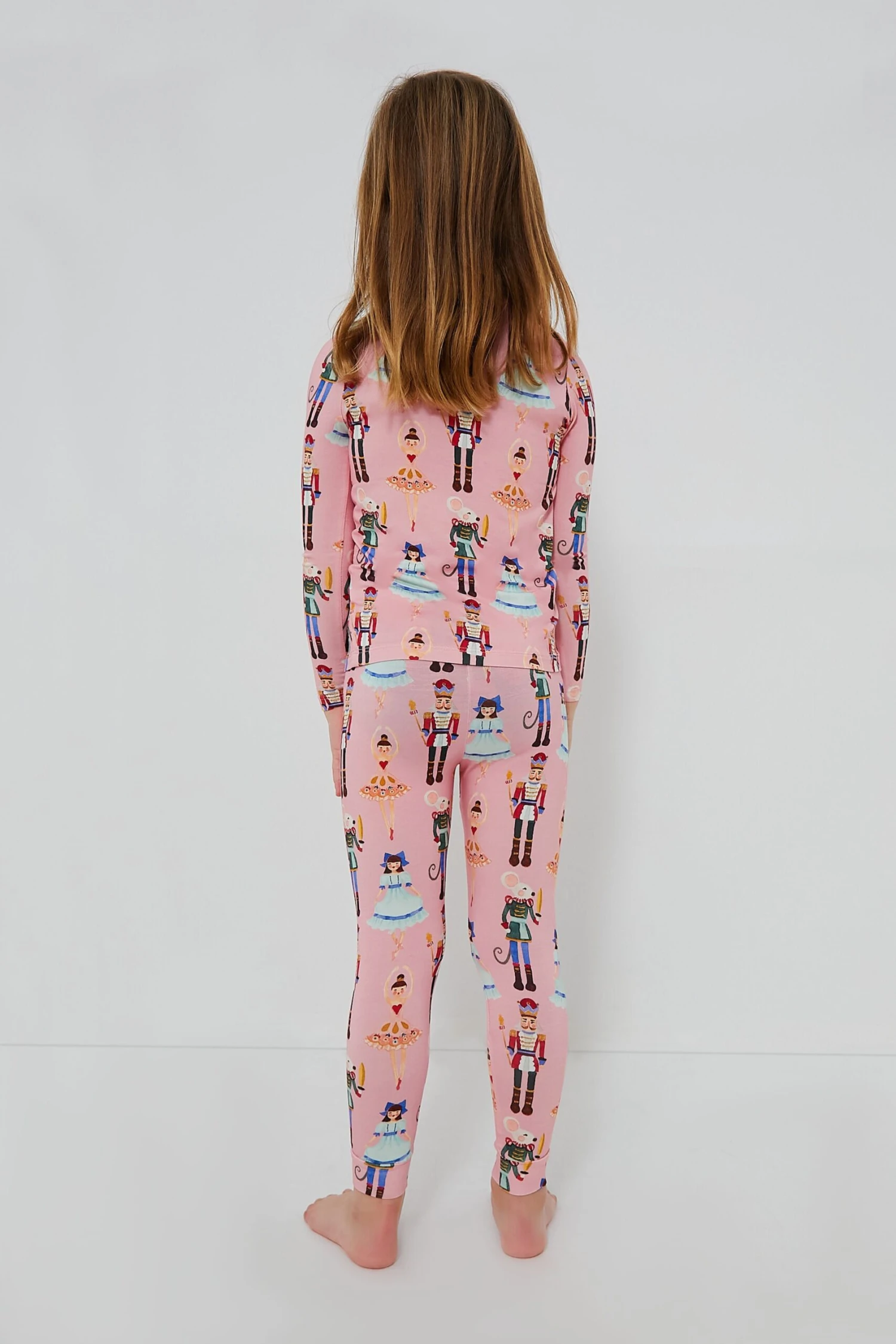 Pink Nutcracker Ballet Kids Bamboo PJ Set 4 Pink Nutcracker Ballet Kids Bamboo PJ Set - Image 4