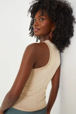 ANINE BING Champagne Noel Top -Outfit And Shoe Sales Store Dw8i9ob4N390XaQqwrhmBpWAmlOm6A67 1