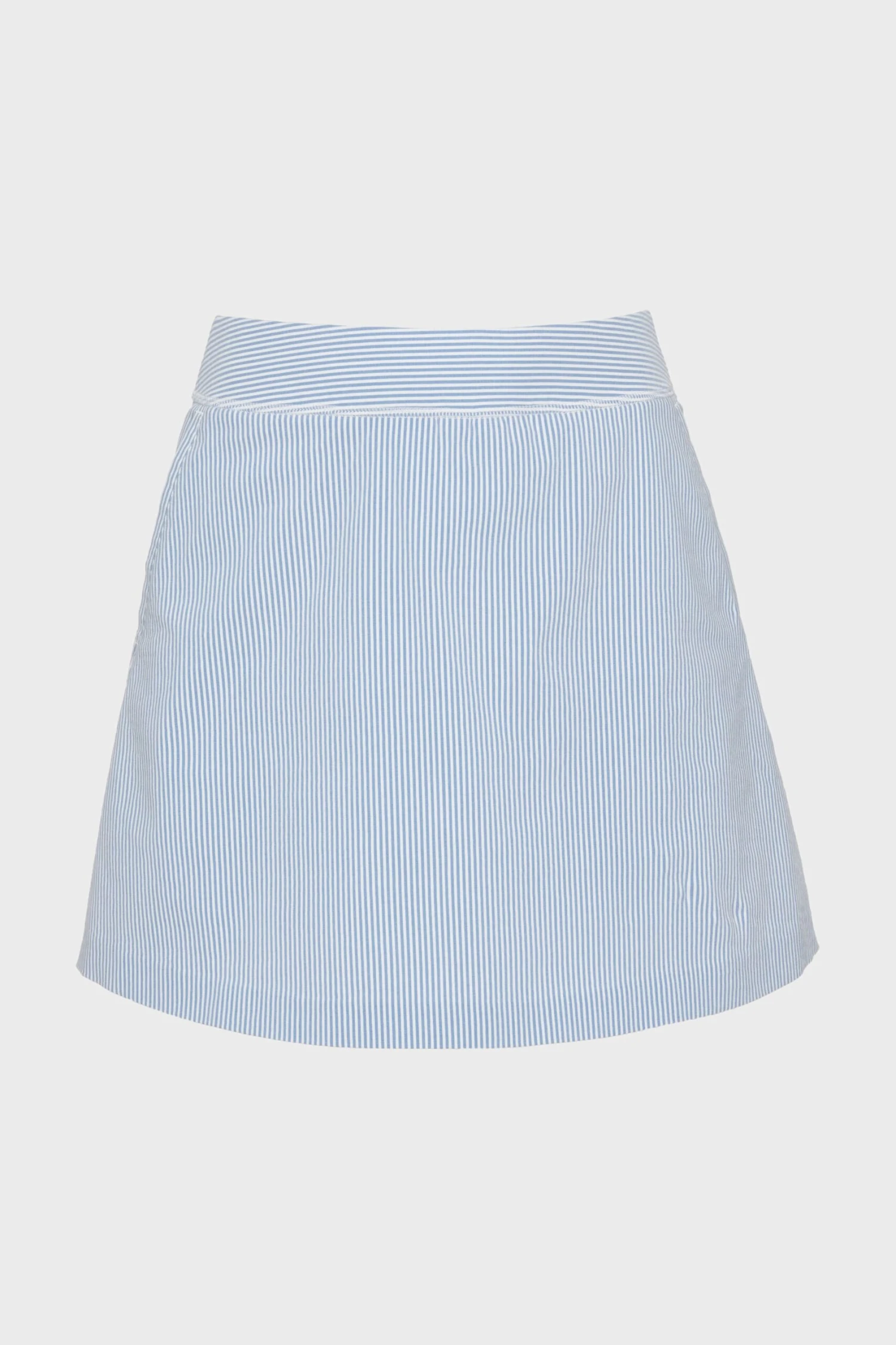 Blue Seersucker 16 Inch Winefred Golf Skirt 7 Blue Seersucker 16 Inch Winefred Golf Skirt - Image 7
