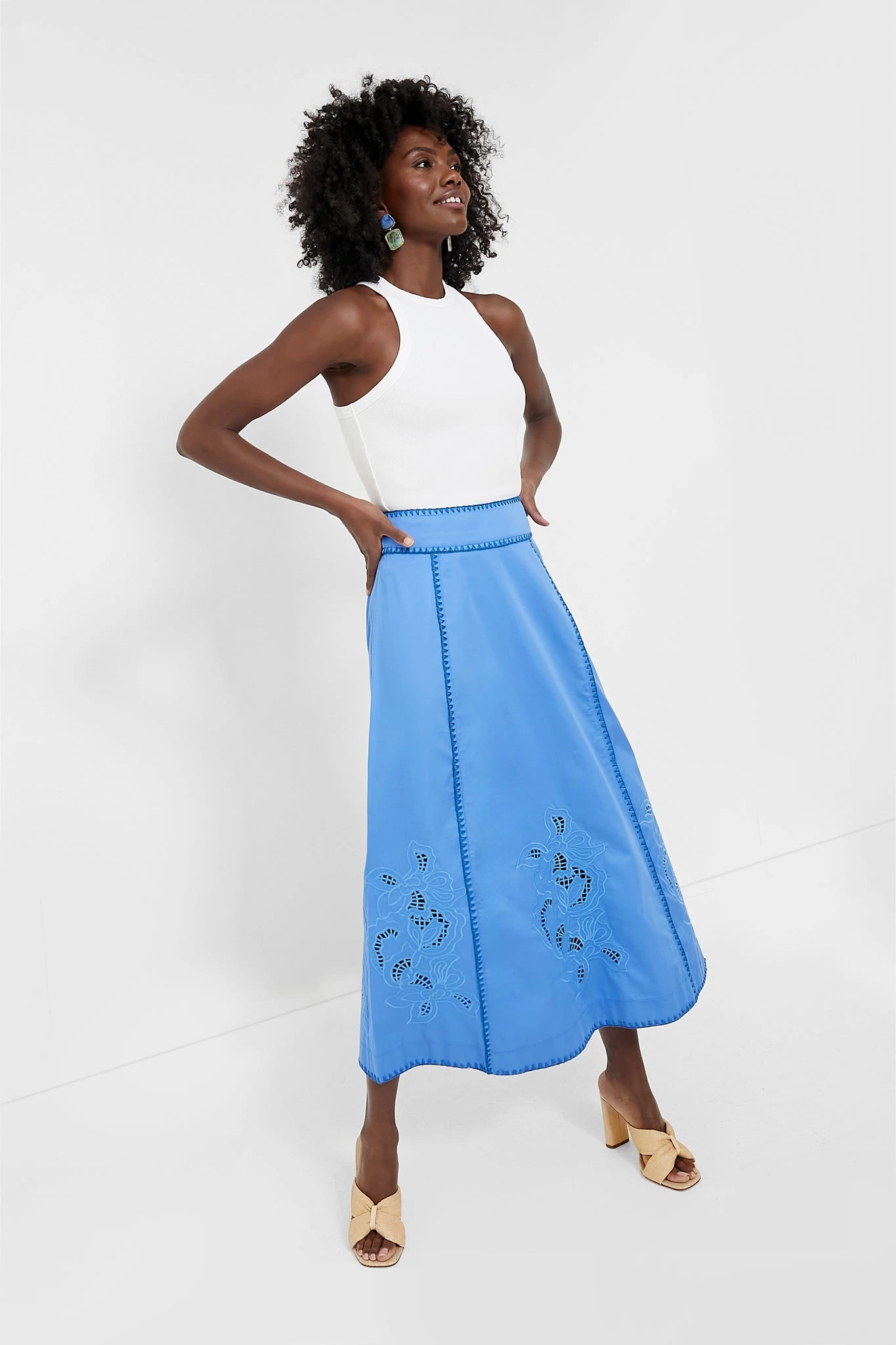 Blue Rosalie Skirt 6 Blue Rosalie Skirt - Image 6
