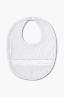 Blue Hand Smocked Bib