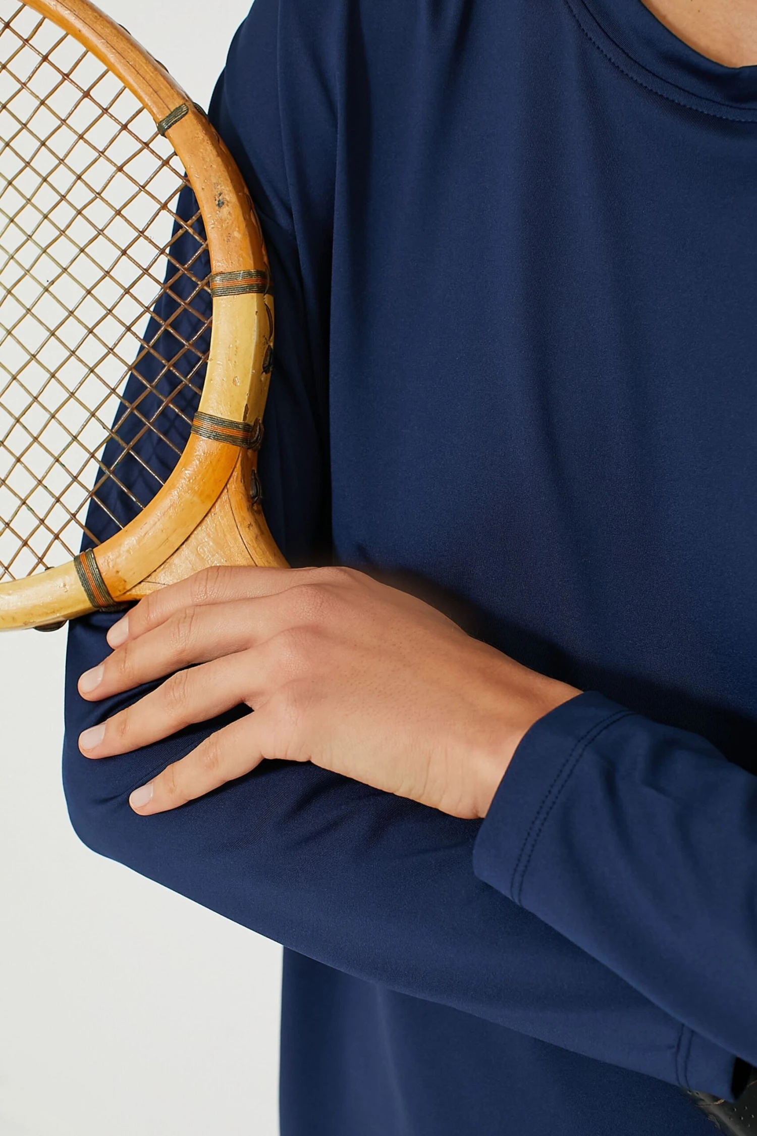 Navy Long Sleeve Ryan Boyfriend Tee 6 Navy Long Sleeve Ryan Boyfriend Tee - Image 6