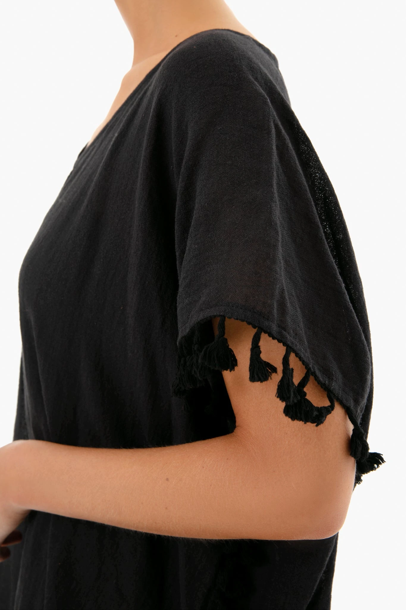 Black Katie Caftan 5 Black Katie Caftan - Image 5