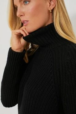 Black Shaker Turtleneck Sweater -Outfit And Shoe Sales Store EfBwDAeAVzstLkFFyiSwpcNkUD6wbbQz 1