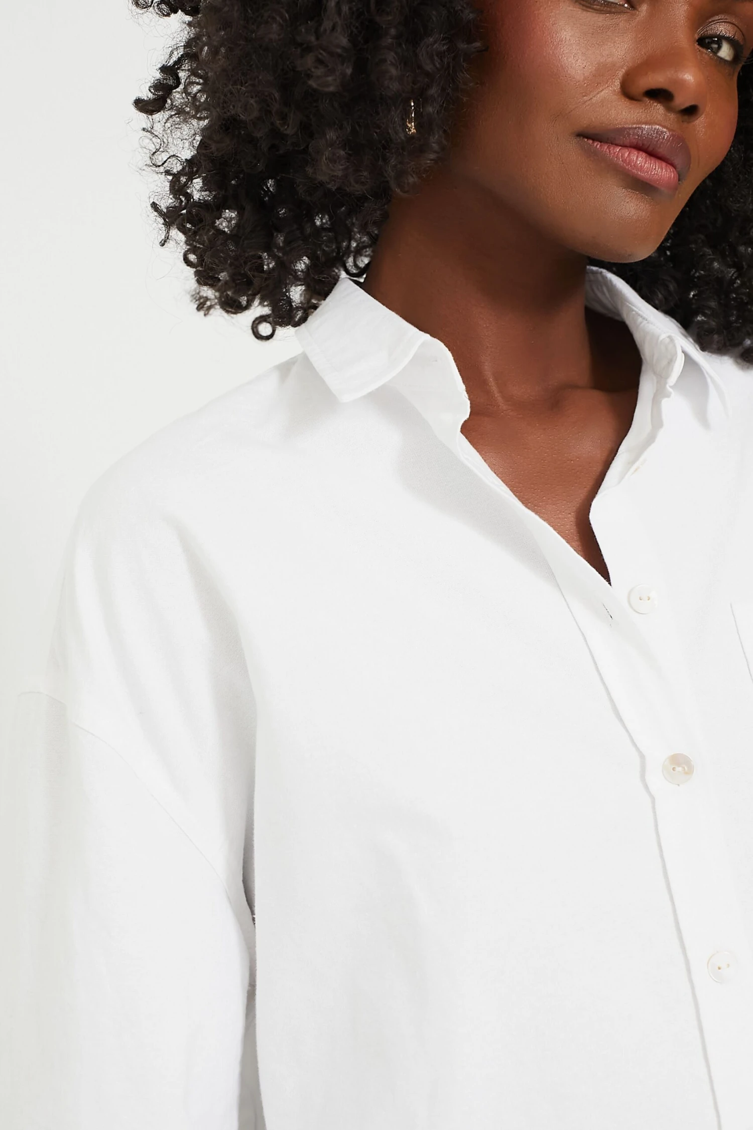 White Oxford Adair Boyfriend Shirt 5 White Oxford Adair Boyfriend Shirt - Image 5
