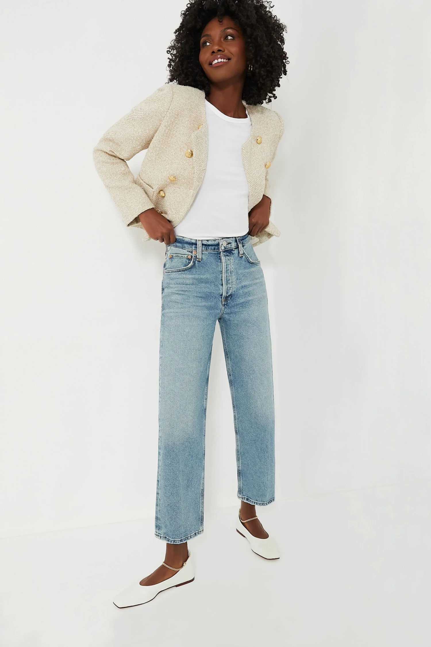 Ivory Augusta Ballet Flats 2 Ivory Augusta Ballet Flats - Image 2