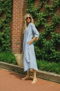 Chambray Linen Lydell Maxi Dress 15 Chambray Linen Lydell Maxi Dress -Outfit And Shoe Sales Store EzKA2sAnuAJqkTthEFUar0OjVyJUOLQC 1