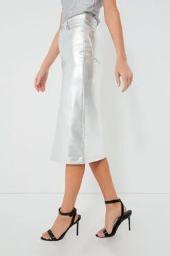 Staud Silver Oaklyn Skirt -Outfit And Shoe Sales Store FKgKezEtz97uLhW0wiIF4wCZFr7xcnOj 1