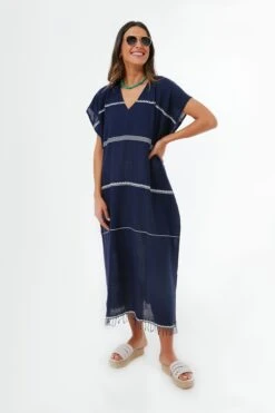 Navy Nunu Classic Caftan