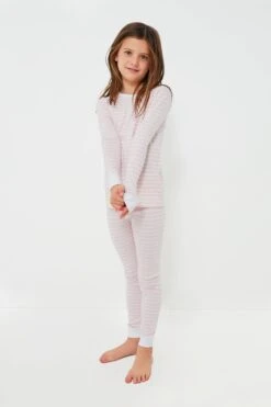 Pink Stripe Pajama Set