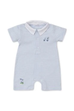 Blue Hole In One Short Playsuit