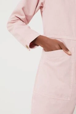 Blush Pink Herringbone Standard Zip Jumpsuit 11 Blush Pink Herringbone Standard Zip Jumpsuit -Outfit And Shoe Sales Store GLnsLVxZ4SisQncjNtWouzmcLpZfyCkF 1