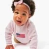 Pink American Flag Roll Neck Sweater