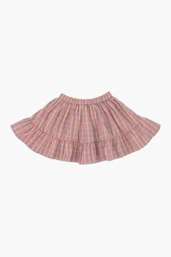 Blossom Check Alice Skirt