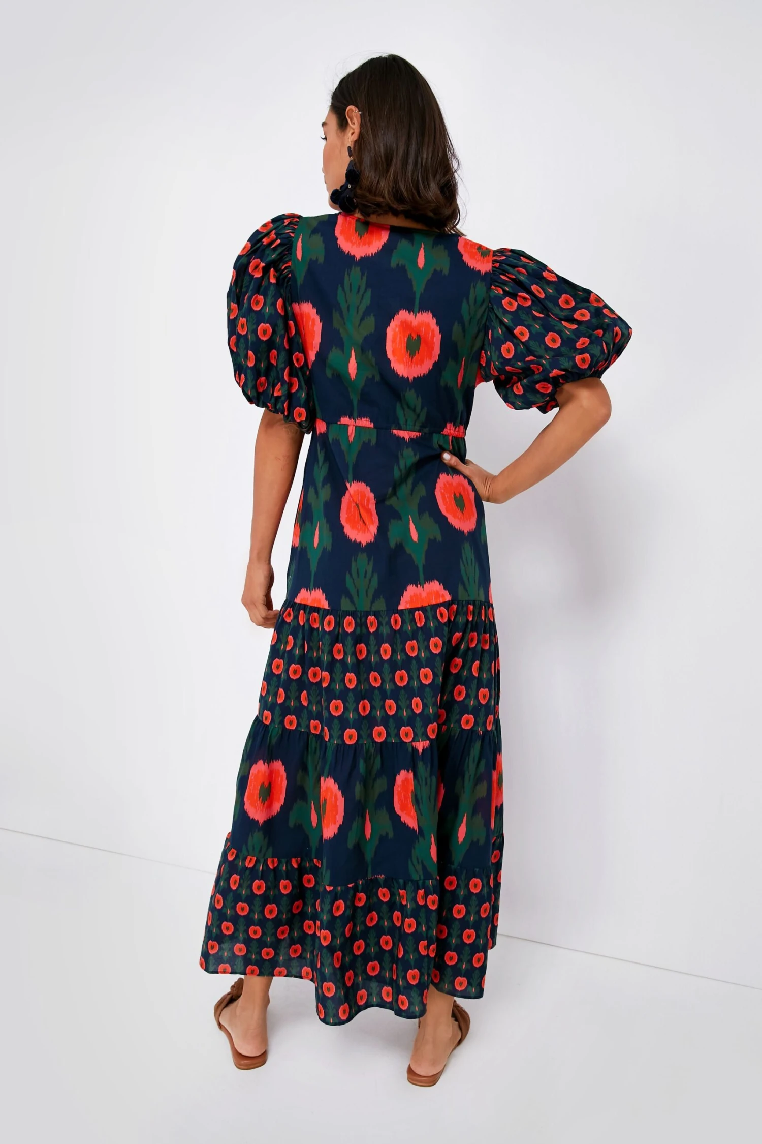 Hanging Flower Midnight Navy Vilette Dress 4 Hanging Flower Midnight Navy Vilette Dress - Image 4