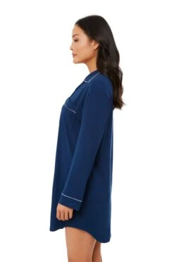 Eberjey Navy Gisele Sleepshirt -Outfit And Shoe Sales Store H31fCJ8X5DQFiP9kW43vQdpQcvTxOrqx 1