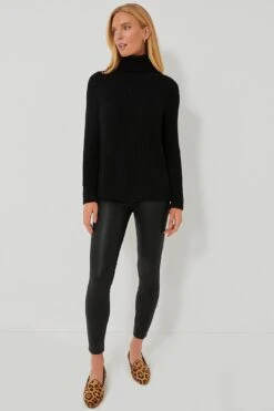 Black Shaker Turtleneck Sweater -Outfit And Shoe Sales Store HCMOMNNXGyC5eMgTOChHIXJd8BiVhHLJ 1